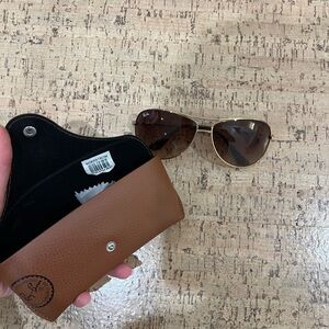 Ray-Ban Aviator Sunglasses with Case